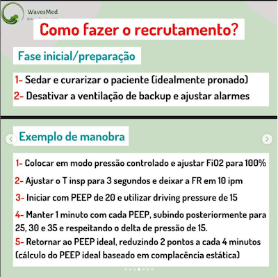 Como Fazer Recrutamento Alveolar Pediatria Wavesmed