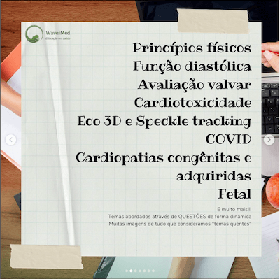 Conteúdo Curso Preparatório Prova Titulo Especialista Ecocardiografia Wavesmed