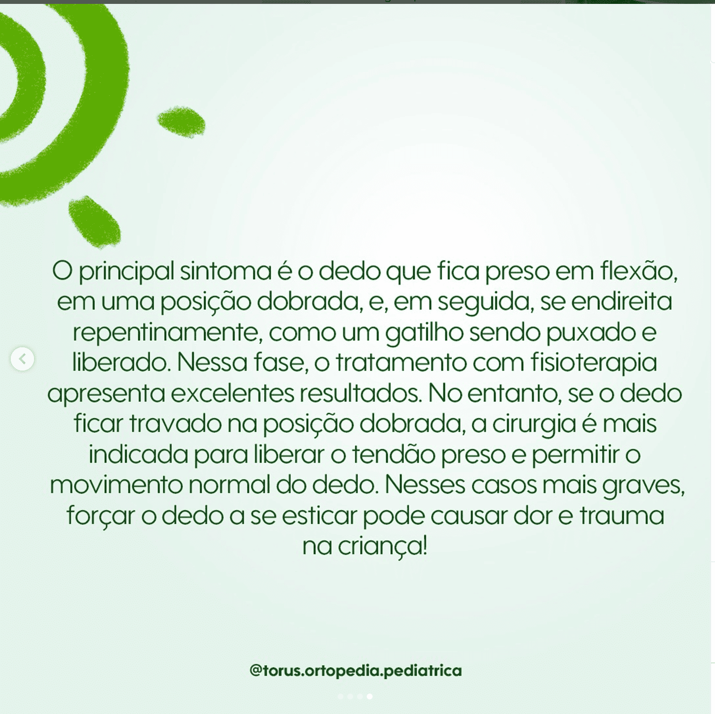 Sintomas dedo em gatilho congênito Wavesmed