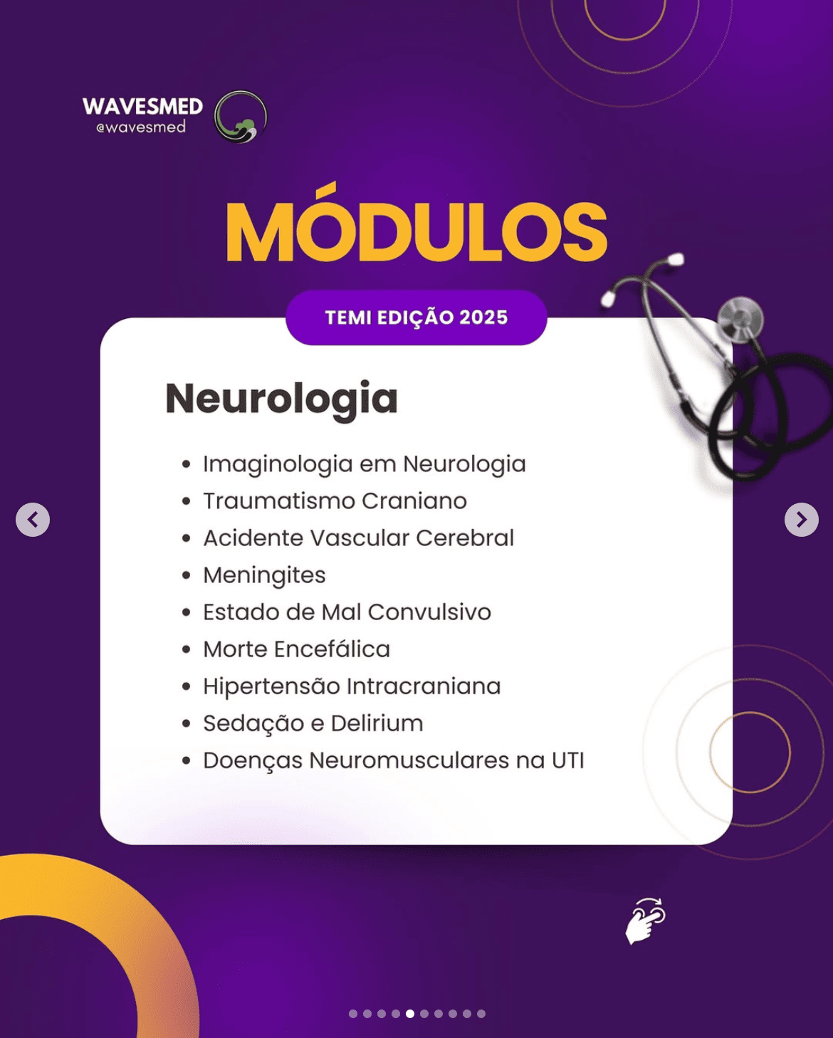 Neurologia UTI Curso Prova de Titulo Terapia Intensiva Adulto TEMI Wavesmed