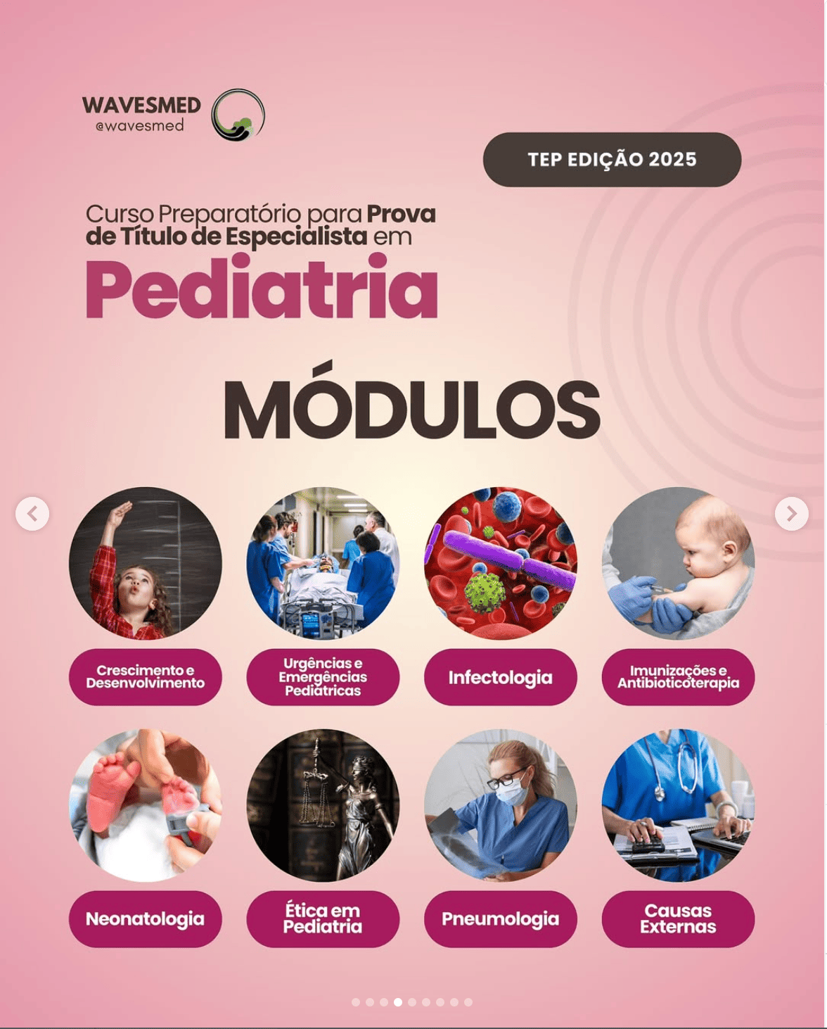 Crescimento e desenvolvimento urgências pediátricas Curso Prova de titulo Pediatria TEP Wavesmed
