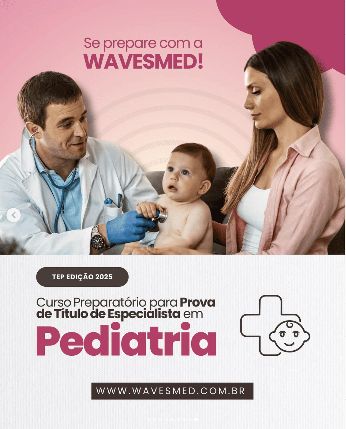Curso TEP 2025 Curso Prova de Titulo Pediatria TEP Wavesmed
