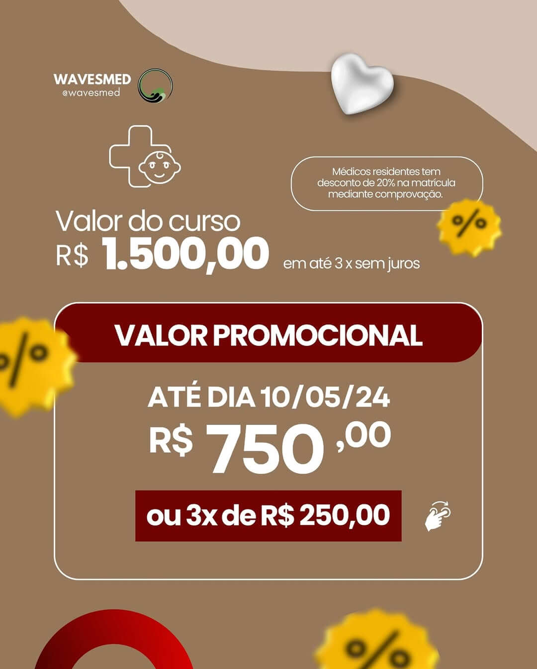 Curso emergências cardiológicas pediátricas Wavesmed