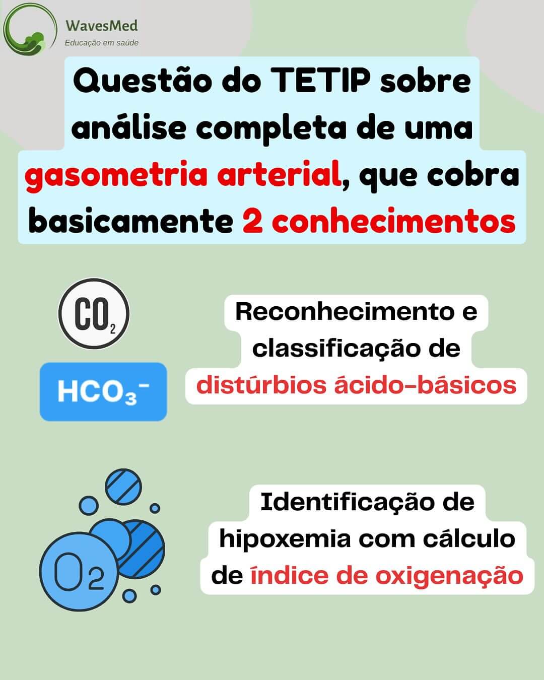 Distúrbios acido base gasometria arterial pediatria Wavesmed