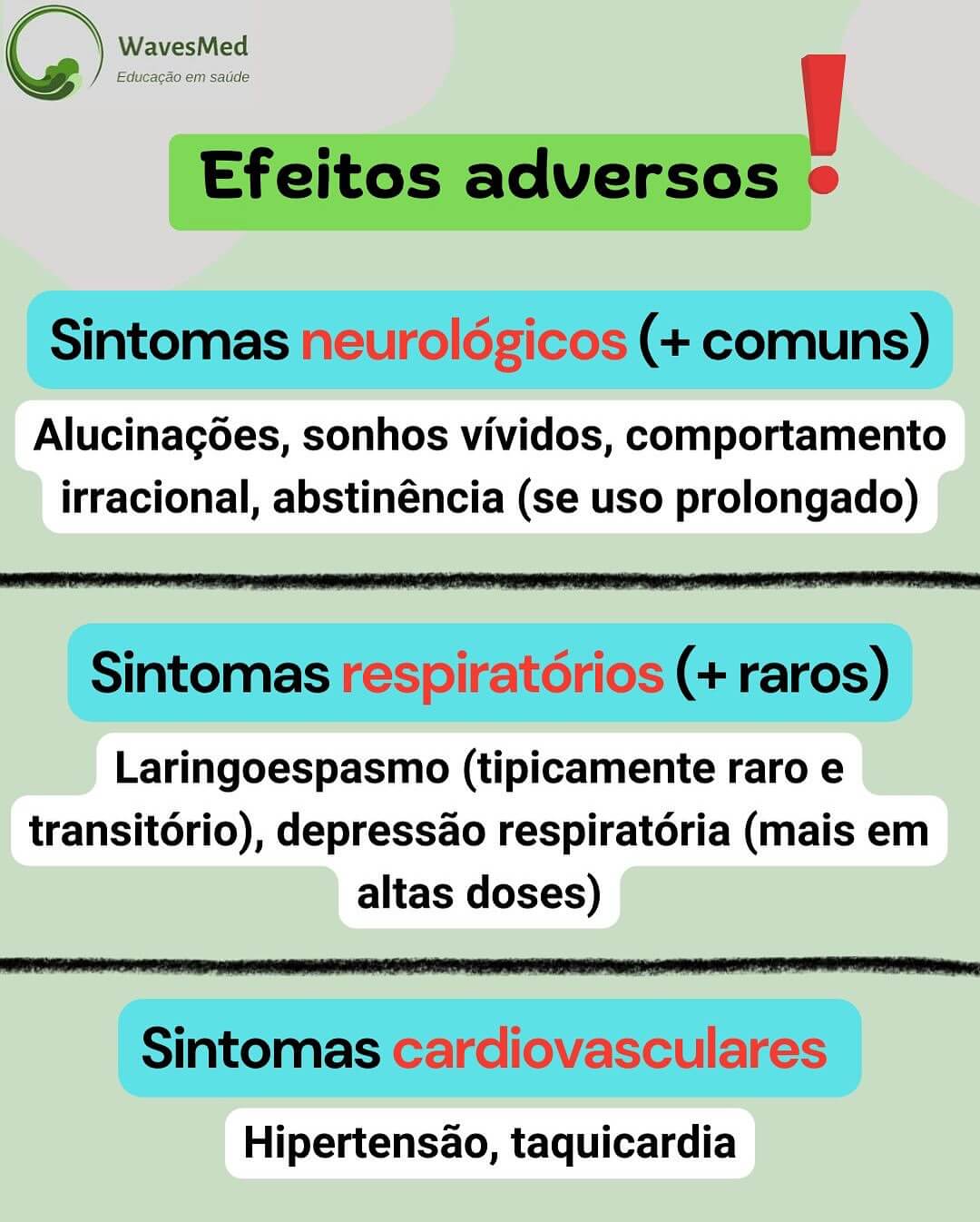 Efeitos adversos cetamina pediatria Wavesmed