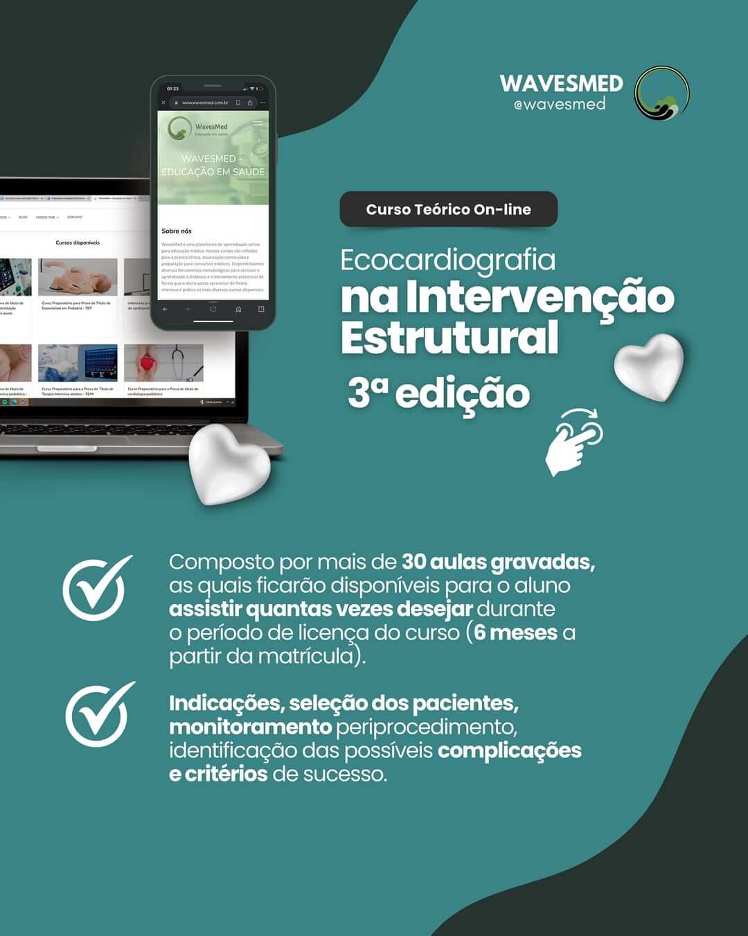 Aulas Curso Ecocardiografia na Intervenção Estrutural Wavesmed