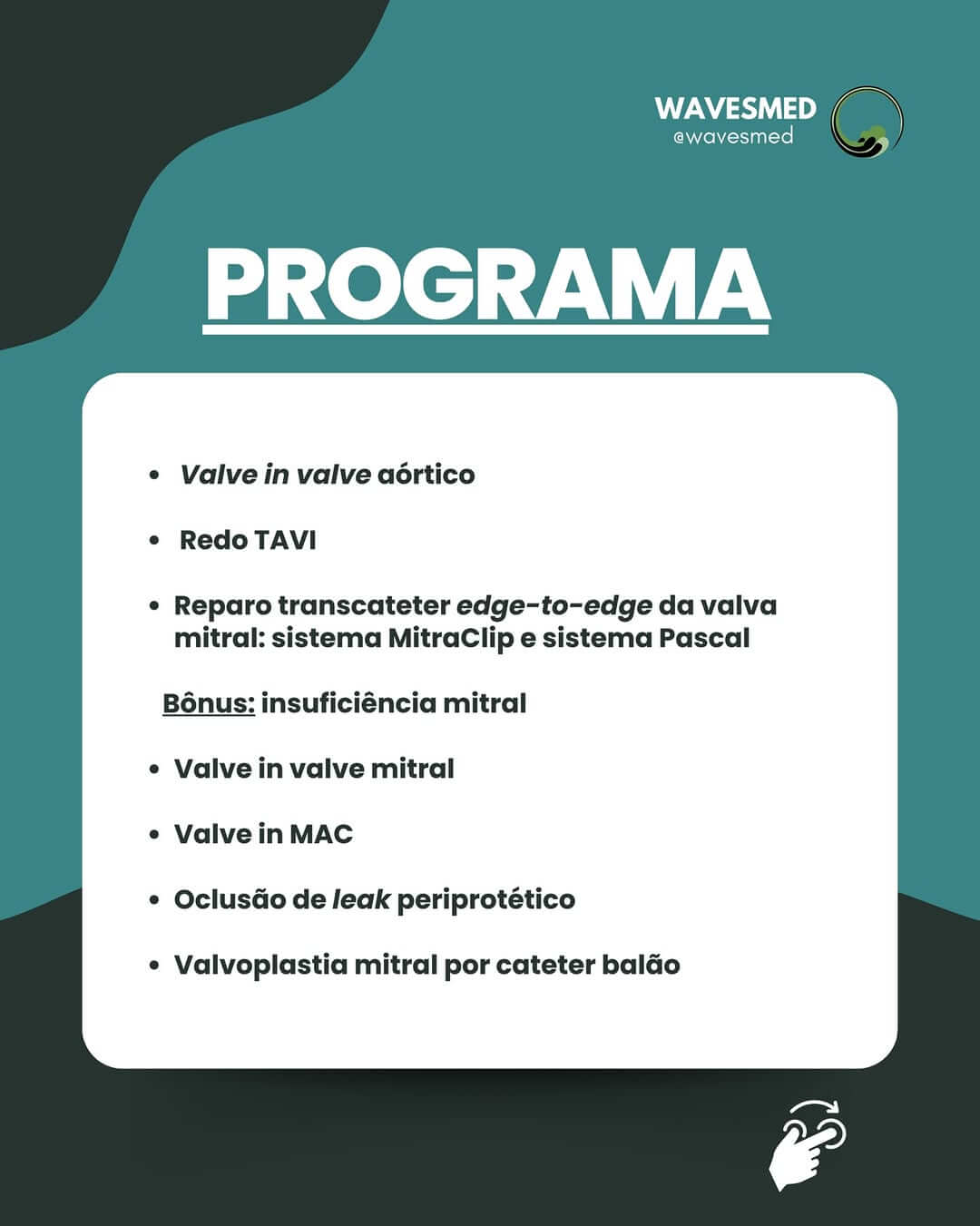 Tavi Curso Ecocardiografia na Intervenção Estrutural Wavesmed