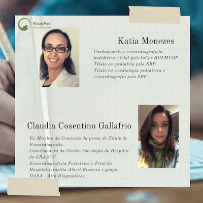 Dra Katia Menezes  Dra Claudia Cosentino  Curso preparatório para a prova de título de ecocardiografia do DIC Wavesmed (TECO)