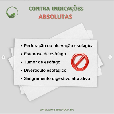 Ecocardiograma transesofágico contra indicações Wavesmed  Contra indicações absolutas