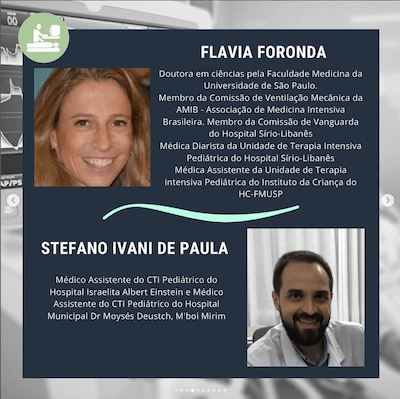 Dra Flavia Foronda  Dr Stefano de Paula  Curso prova de título de terapia intensiva pediátrica (TETIP) Wavesmed